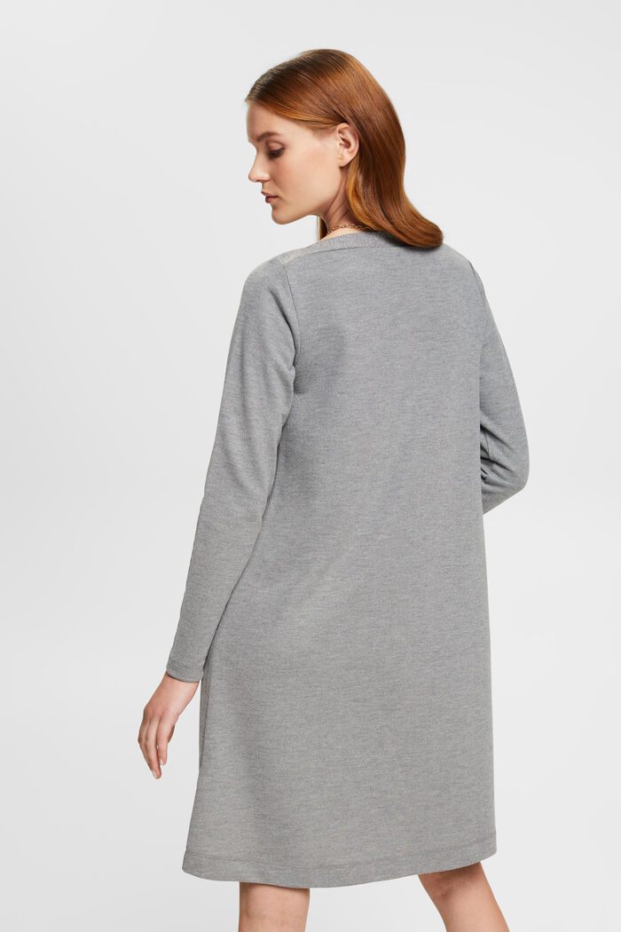 lichtgewicht Voorwoord Recensie ESPRIT - Midi-jurk met een fonkelende boothals in onze e-shop
