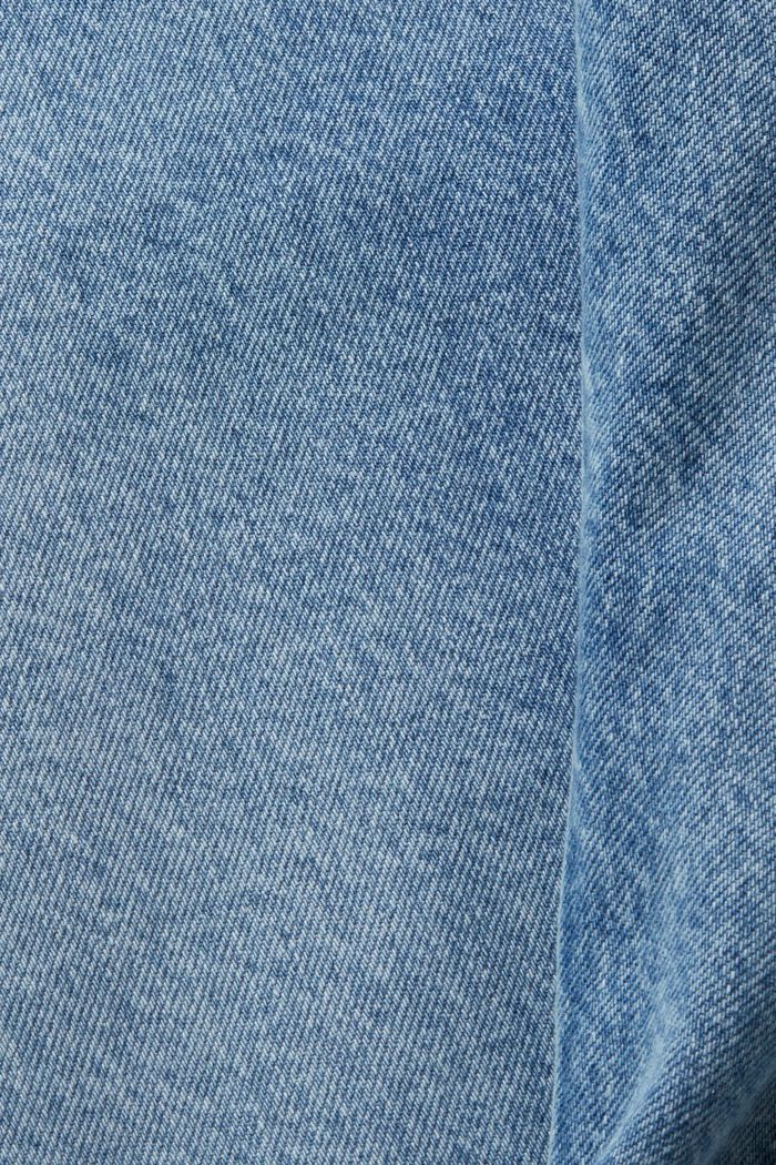 Dad fit jeans van duurzaam katoen, BLUE LIGHT WASHED, detail image number 1